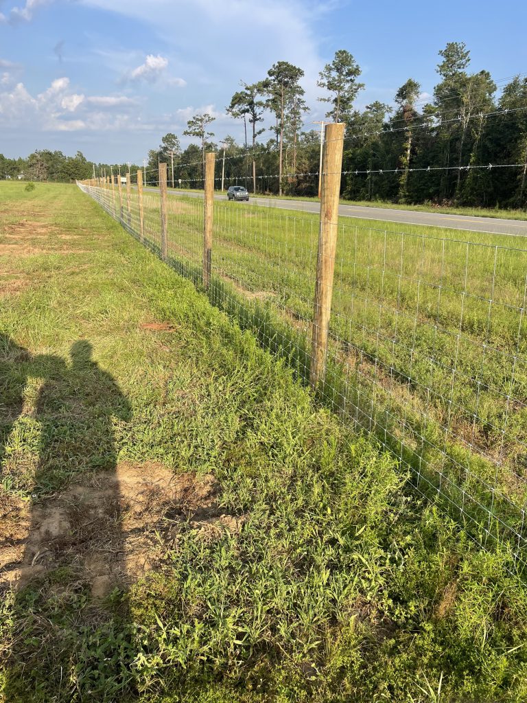 Farm Fence expertly installed in alabama